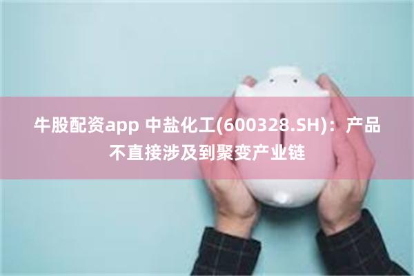 牛股配资app 中盐化工(600328.SH)：产品不直接涉及到聚变产业链